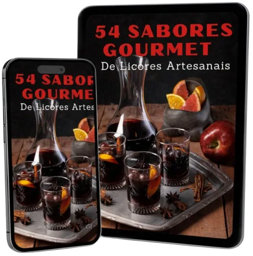 54 Receitas de Licores Artesanais Gourmet